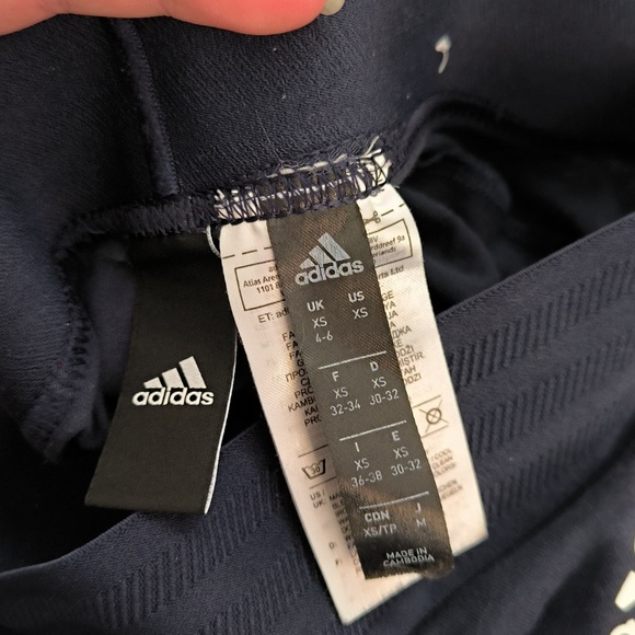 Adidas Navy Leggings - Picture 6 of 6